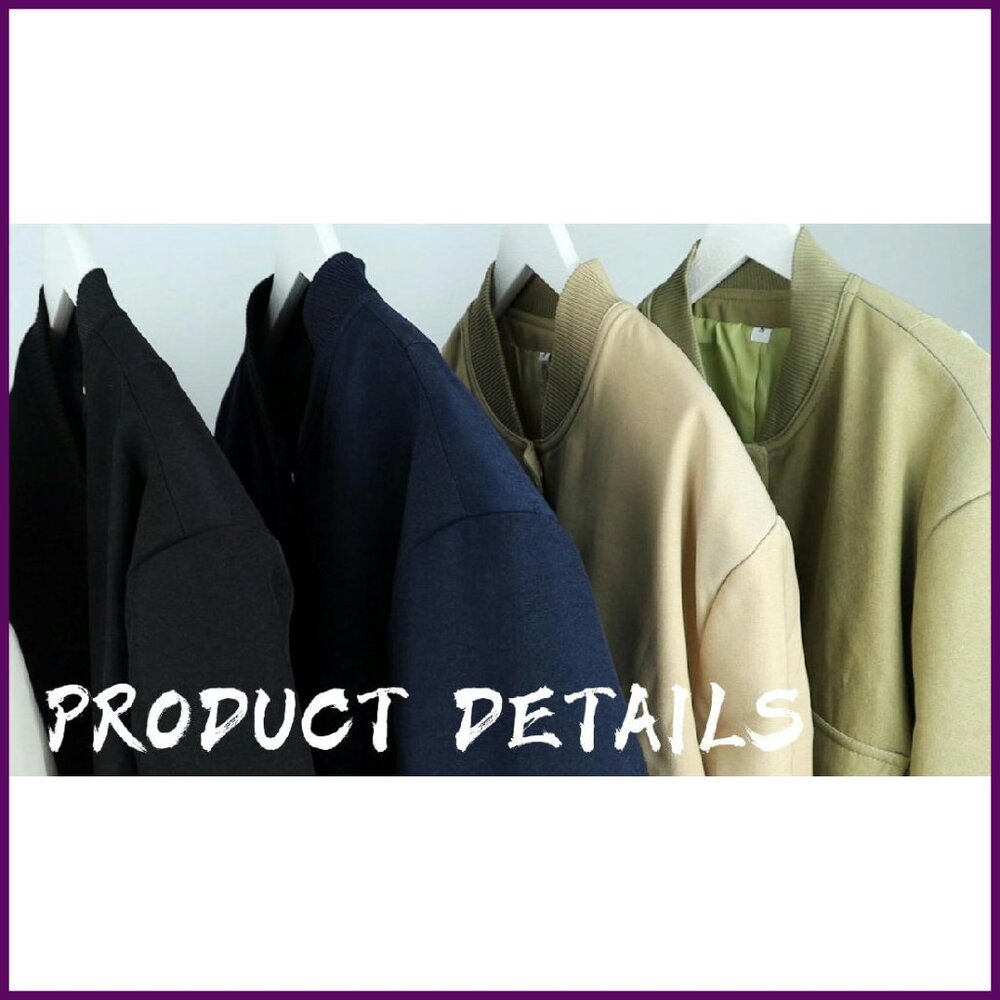 Cropped Bomber Jacket Button Down Varsity Shacket… - image 7